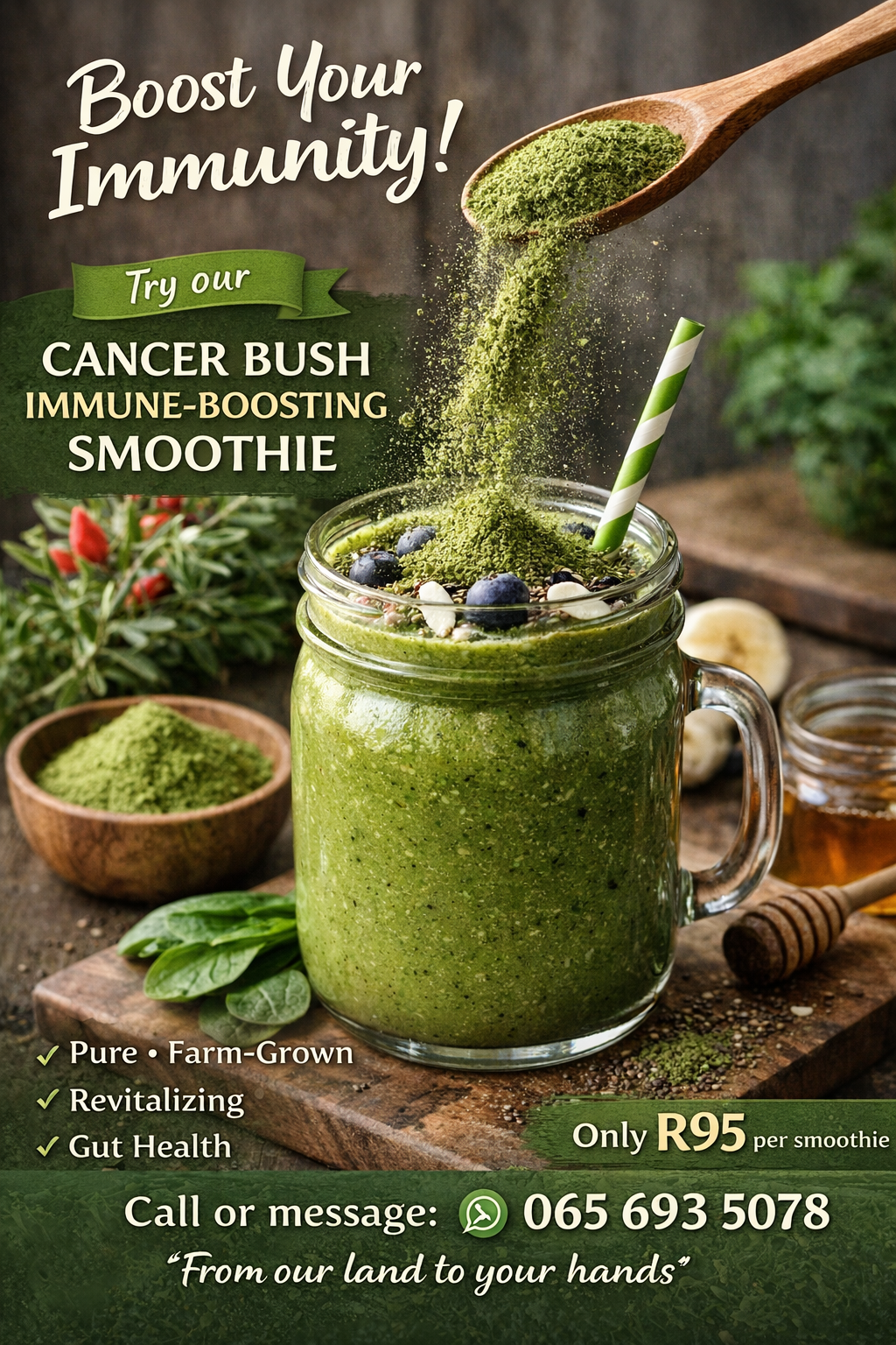Cancer Bush Powder 100g - Image 3