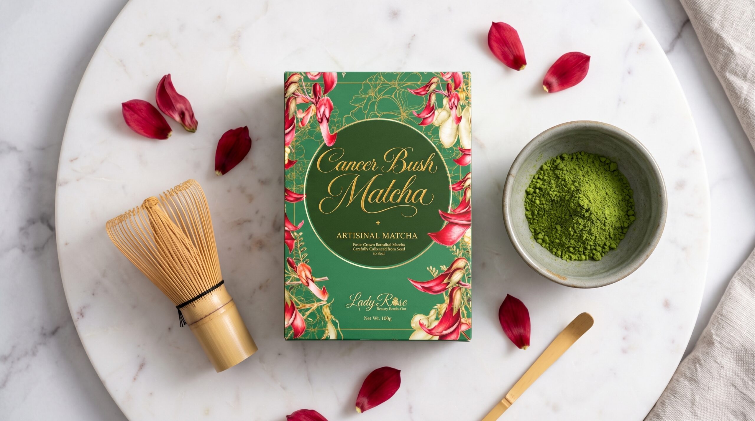 Cancer Bush Artisanal Matcha | 100g 2 Cancer Bush Artisanal Matcha | 100g - Image 2