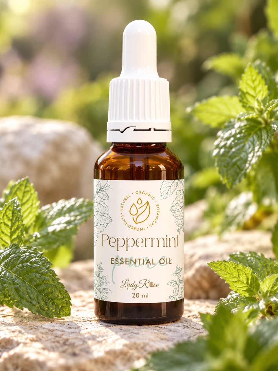 Peppermint Organic Essential Oil | 20ml 2 Peppermint Organic Essential Oil | 20ml - Image 2